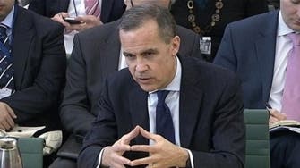 Bank of England, on Carney policy debut, worries about yields