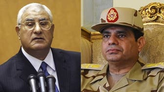 Egypt’s interim president meets with army chief, ‘rebel’ campaigners