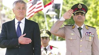 Chuck Hagel urges Egypt’s army general on peaceful civilian transition