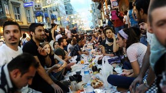 Turkish protesters break Ramadan fast as police stand by   