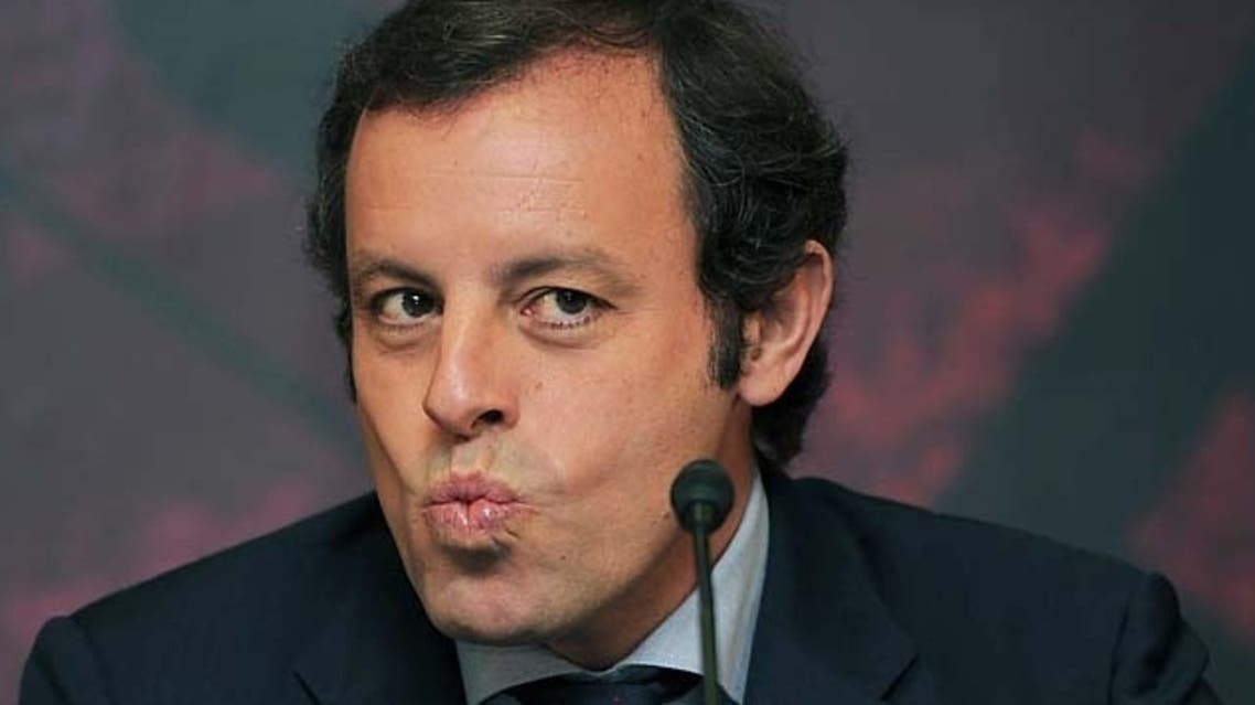 رئيس برشلونة الإسباني ساندرو روسيل