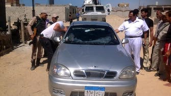 Gunmen open fire on military commander's car in Sinai: army