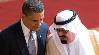 Obama calls Saudi king, emphasizes U.S. commitment to Syrian rebels