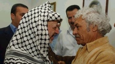 أحمد ابو السكر والزعيم الفلسطيني الراحل ياسر عرفات