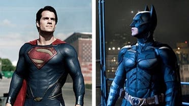 Henry Cavill as Superman in Man of Steel and Christian Bale as Batman in the Dark Knight films. Photograph: Warner Bros