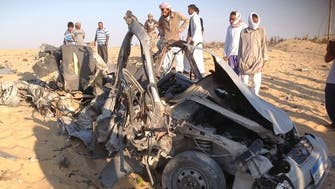 Three Egyptian militants killed by their own bomb, security source says