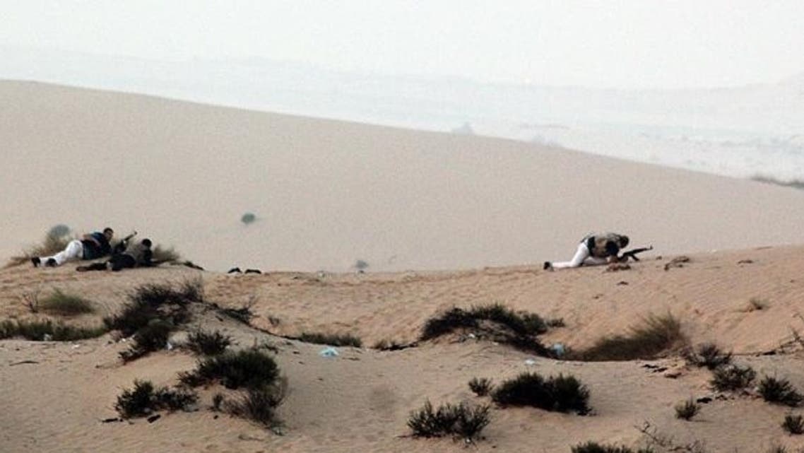 Egyptian security forces in the northern Sinai peninsula
