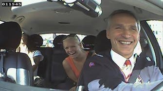 فيديو رئيس وزراء النرويج في التاكسي "تمثيلية" انتخابية