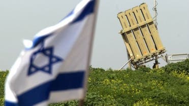 An Iron Dome short-range missile defence system is pictured in the Israeli city of Ashdod on March 11, 2012.