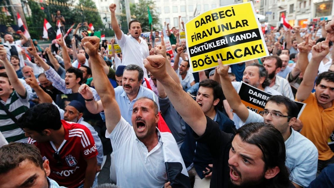 Protests in support of deposed Egyptian president Mohamed Mursi