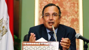 Egypt’s Foreign Minister Nabil Fahmy speaks during a news conference in Cairo August 18, 2013. (Reuters)