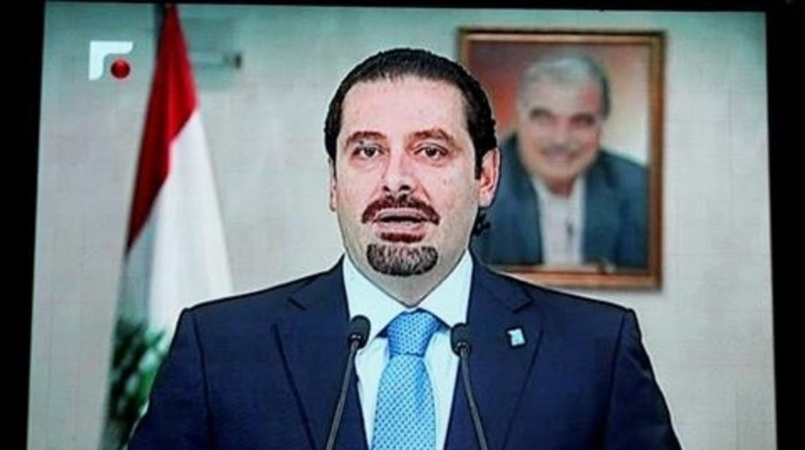 Former Prime Minister Saad Hariri speaks on a TV screen during an Iftar in BIEL in Beirut, Friday, Aug. 2, 2013. (The Daily Star/Hasan Shaaban) Read more: http://www.dailystar.com.lb/News/Lebanon-News/2013/Aug-17/227686-hariri-beirut-blast-a-crime-but-hezbollah-role-in-syria-crime-too.ashx#ixzz2cIUYN8rD (The Daily Star :: Lebanon News :: http://www.dailystar.com.lb)