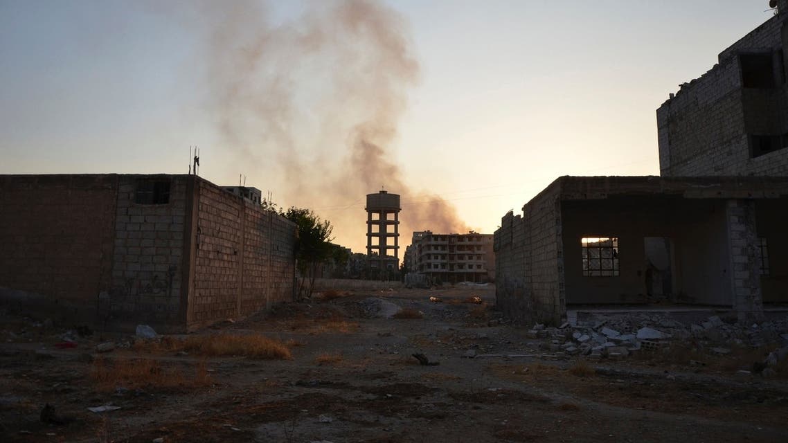 A view of Zamalka area, in what activists say chemical weapons have been used by forces loyal to President Bashar Al-Assad in the eastern suburbs of Damascus August 22, 2013. (Reuters)