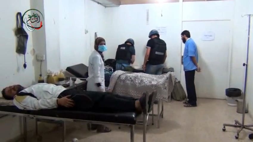 Chemical inspectors in Syria