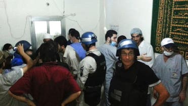 Chemical inspectors in Syria
