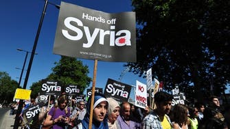 ‘Hands off Syria’ shouts London 