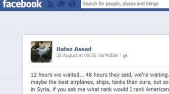 Hoax or not, ‘Assad son’ Facebook outburst brews media storm 