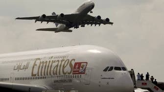 Emirates airline adds first non-Dubai flight route