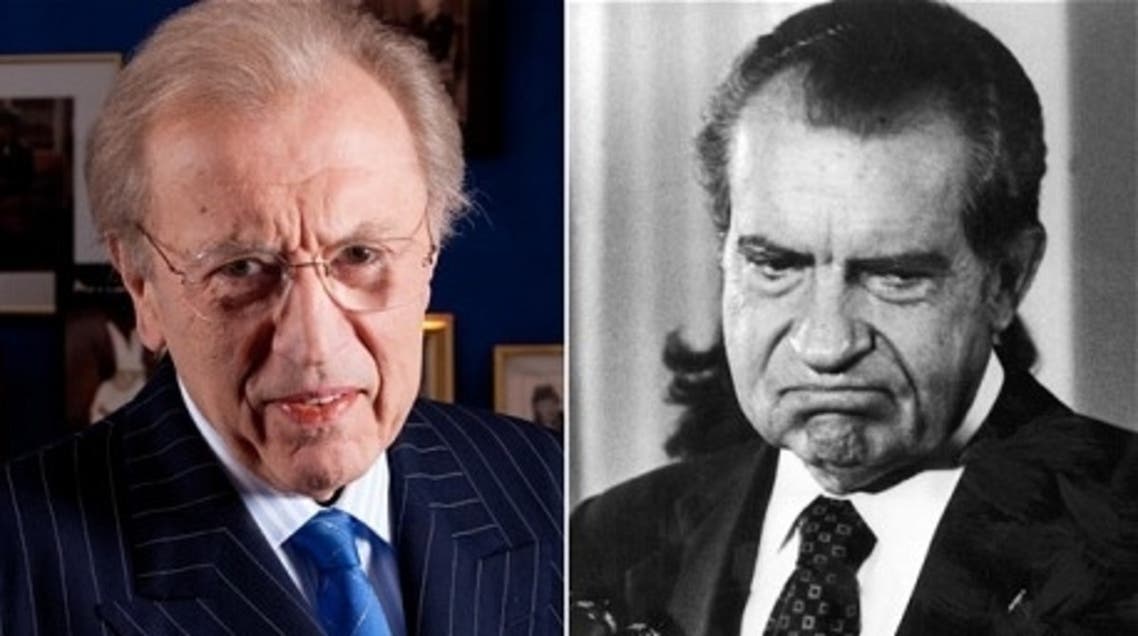 Sir David Frost interviewed US president Richard Nixon in 1977 (Photo courtesy: Andrew Crowley/ The Telegraph)