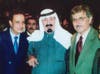 Almaeena pictured with the Saudi King during a visit to China. (Photo courtesy: Khaled Almaeena)