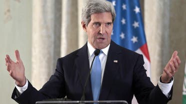 U.S. Secretary of State John Kerry answers a question during a press conference at the United States Embassy in Paris, on September 8, 2013. (AFP)