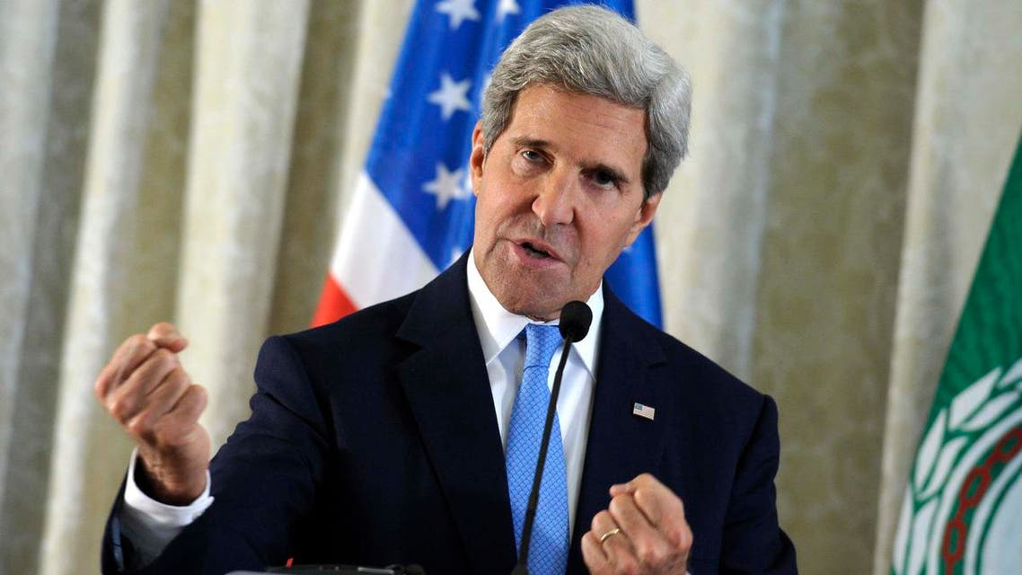 U.S. Secretary of State John Kerry answers a question during a news conference at the United States embassy in Paris, September 8, 2013. (Reuters)