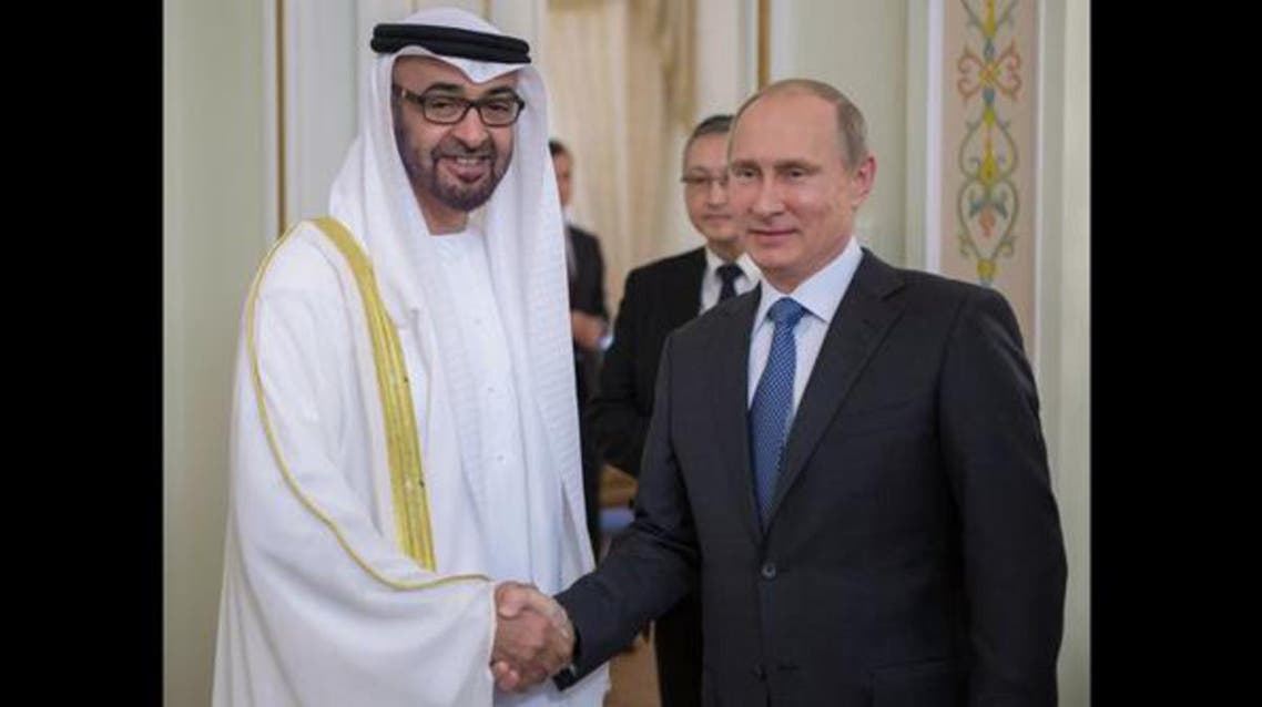 بوتين والشيخ محمد بن زايد