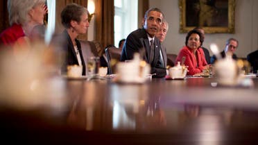 U.S. President Barack Obama speaks during a cabinet meeting in the West Wing of the White House in Washington, September 12, 2013. (Reuters)