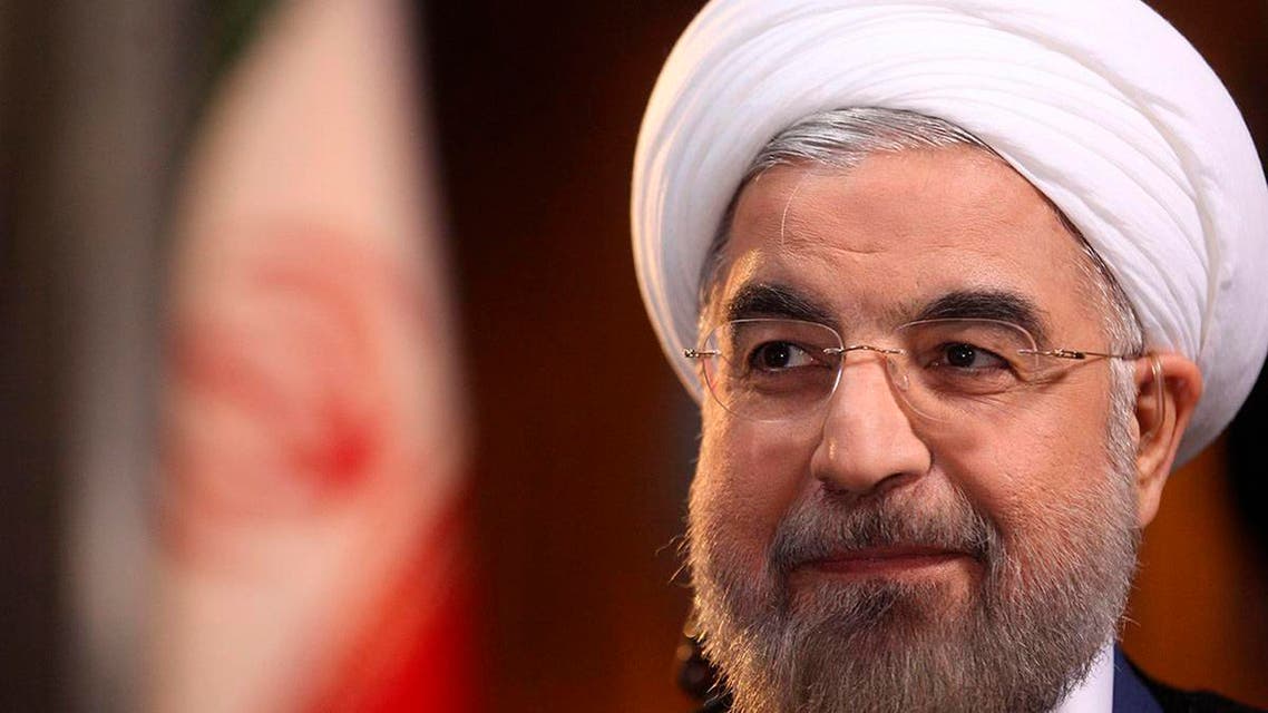 Iranian President Hassan Rouhani said in a television interview with NBC News on Wednesday that his government would never develop nuclear weapons. (Reuters)