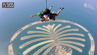 Dubai's Palm a hit for skydivers