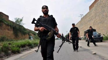  Pakistani police commandos on patrol. (AFP/File