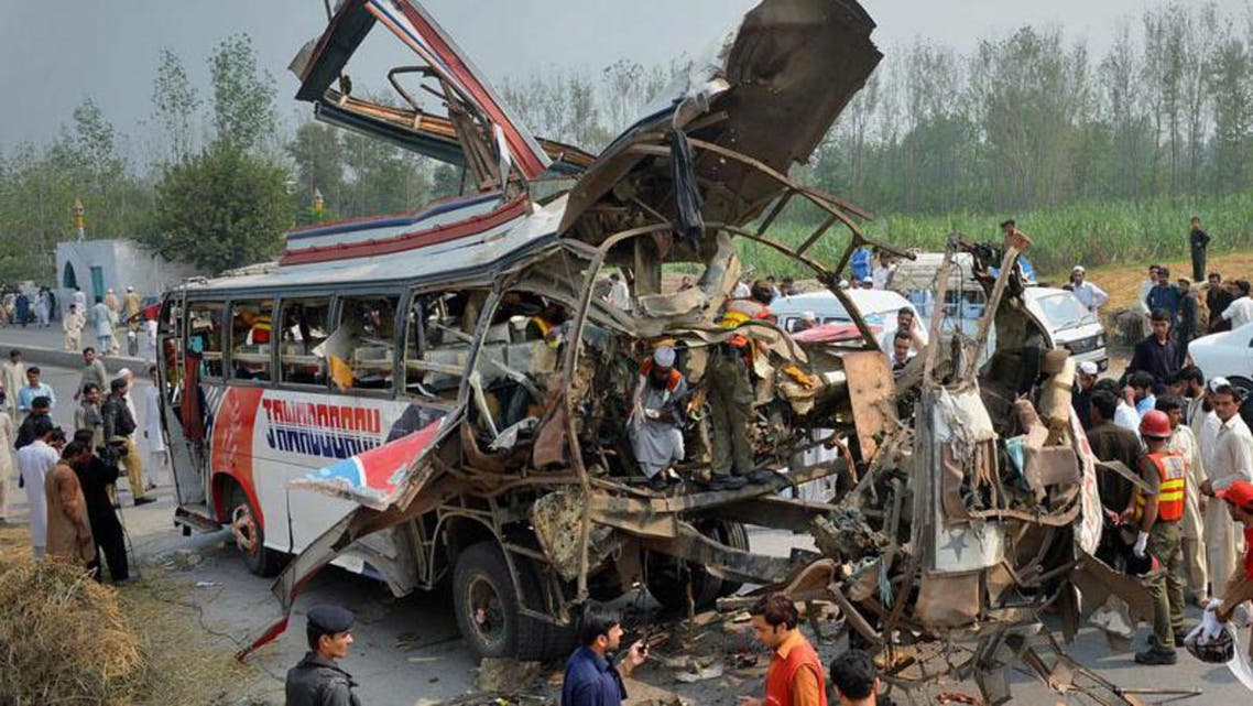 Peshawer bus blast