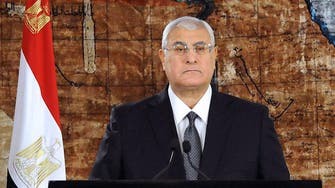 Egypt interim president urges celebration of 1973 war anniversary  