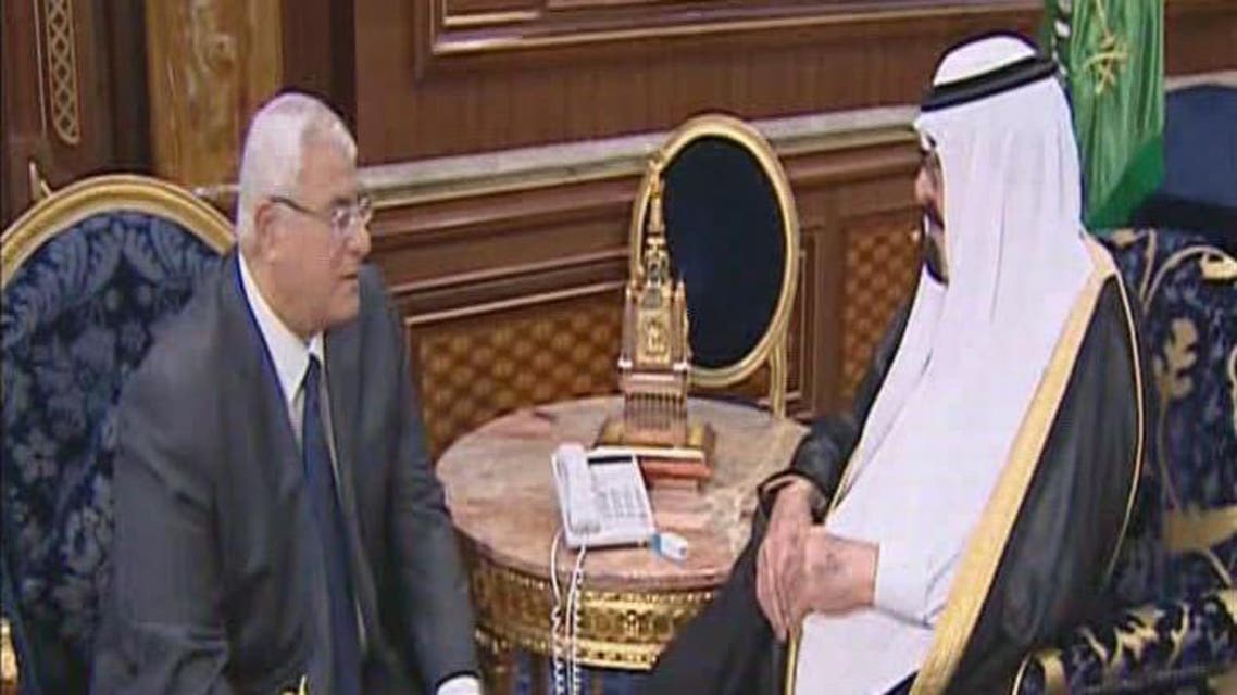 THUMBNAIL_ لقاء العاهل السعودي مع الرئيس المصري عدلي منصور