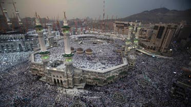 Muslim pilgrims pray at the Grand mosque in the holy city of Mecca, ahead of the annual haj pilgrimage October 10, 2013. reu