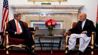 Kerry visits Afghan leader for talks on long-delayed security deal