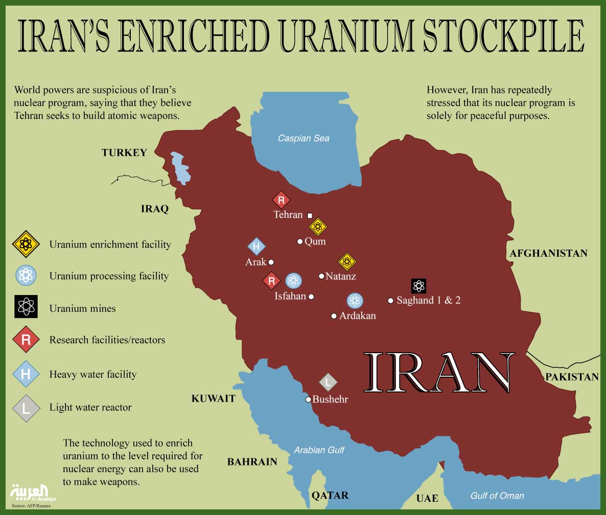 Iran Sets ‘red Line On Shipping Out Enriched Uranium Stockpile Al Arabiya English