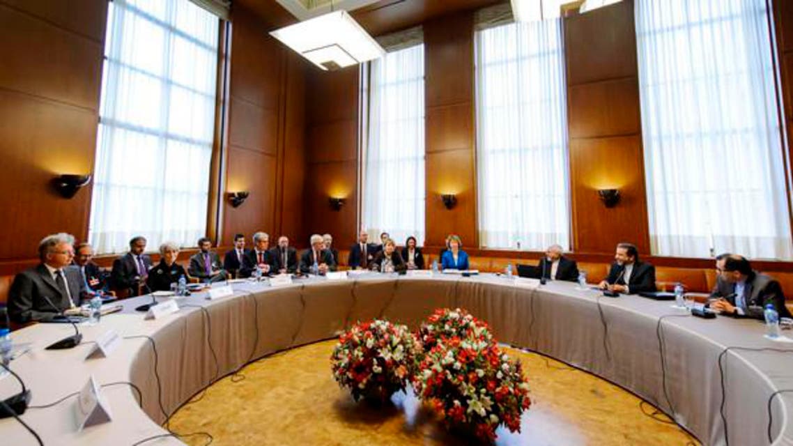 Delegations from Iran and other world powers before the start of nuclear talks in Geneva. (Reuters)