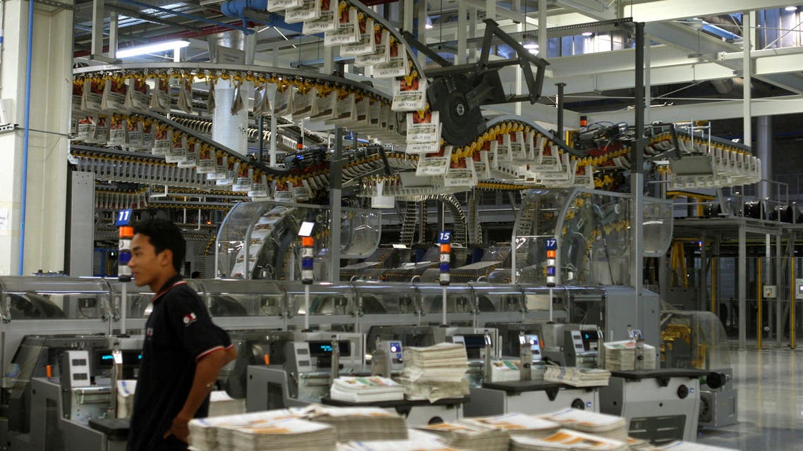 Copies of Gulf News roll off the presses. The newspaper's editor says Gulf states should sell off their media assets. (Photo courtesy: Gulf News)