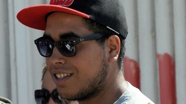 Tunisian rapper Ahmed Ben Ahmed, better known by his stage name Klay BBJ. (AFP)