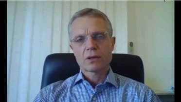 Magne Barth, the head of the Syrian arm of the International Committee of the Red Cross (ICRC), in the video.