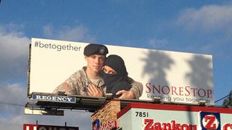 Ad depicting U.S. soldier and Muslim wife met with mixed reactions
