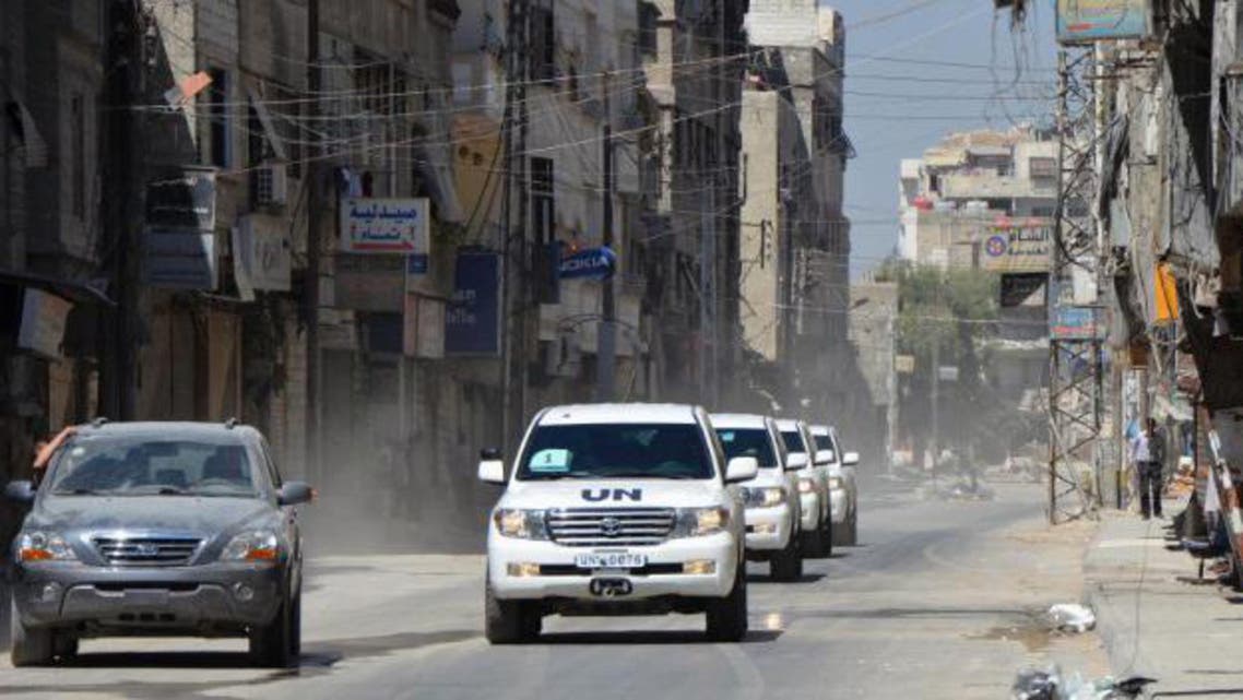 un mission syria retuers