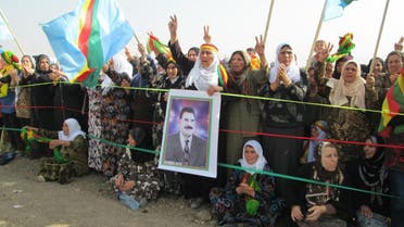 Kurds protest against Syria-Turkey border wall