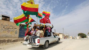 Kurds protest against Syria-Turkey border wall