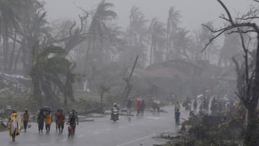 Aftermath of super typhoon in the Philippines 