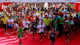 Runners take part in Beirut Marathon