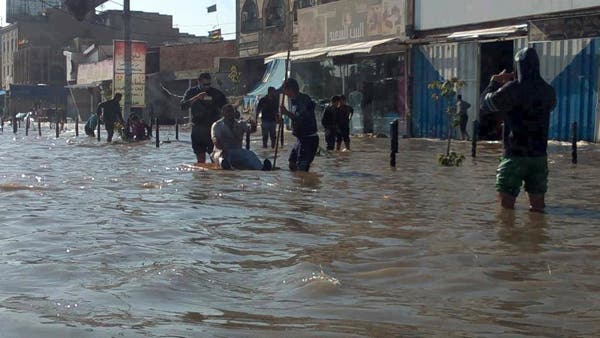 ثلاثة ايام من الامطار تحول بغداد الى فينيسيا عراقية
