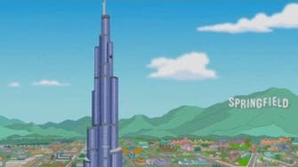 D’oh! Homer Simpson scales Dubai’s Burj Khalifa 