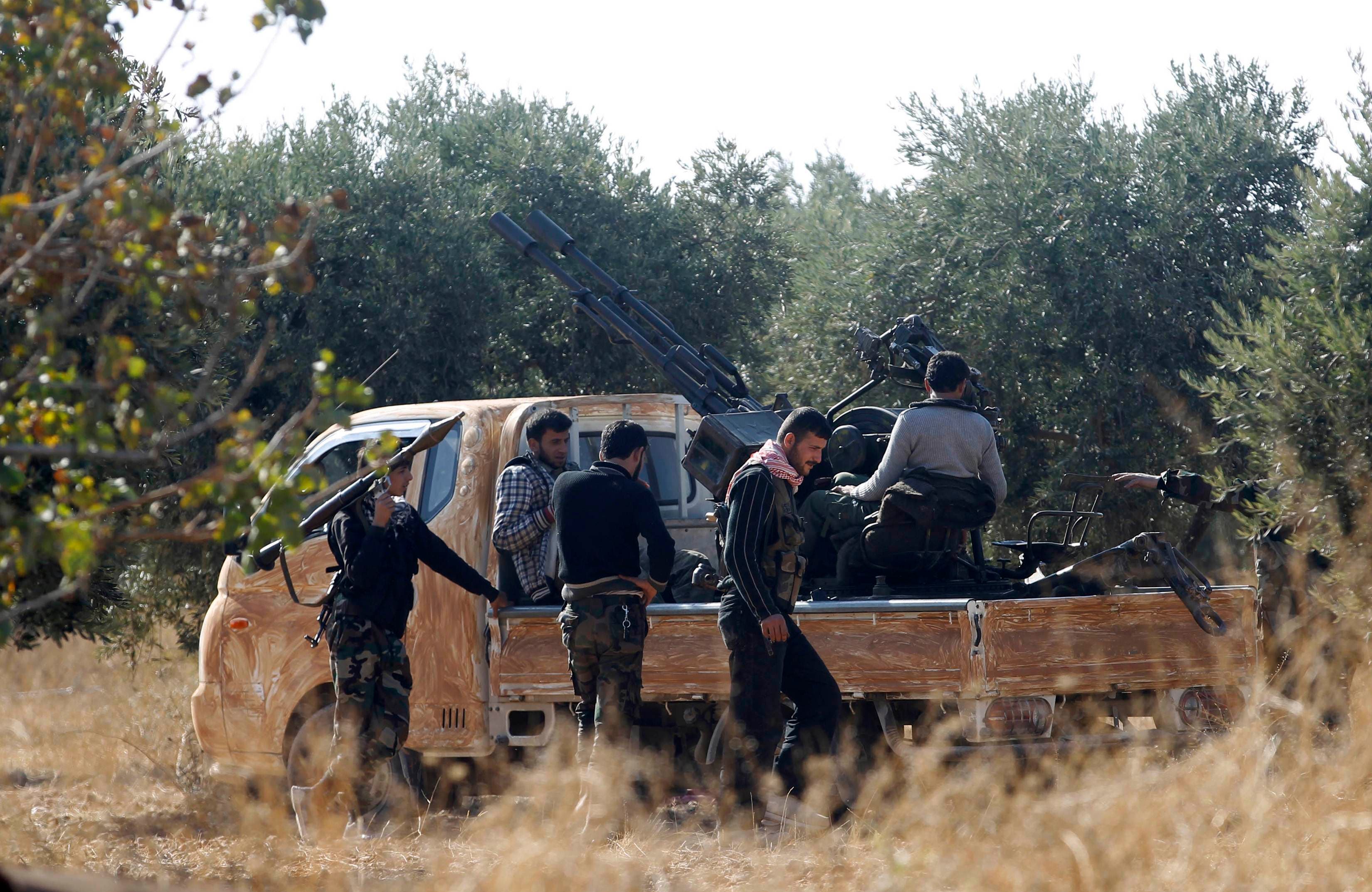 FSA fighters: shoot, pray, rest